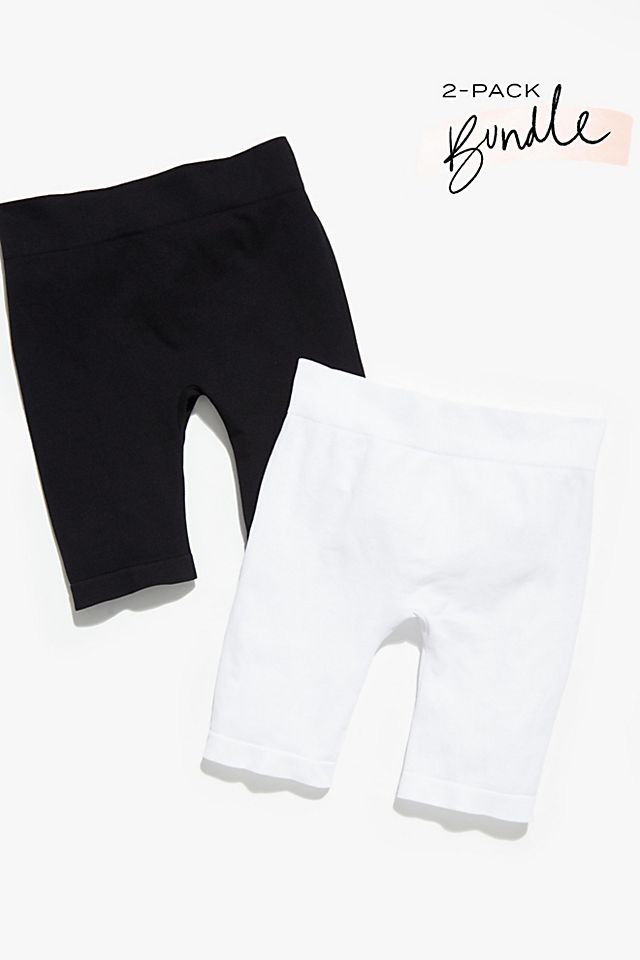 Seamless Rib Bike Shorts 2-Pack Bundle | Free People (Global - UK&FR Excluded)