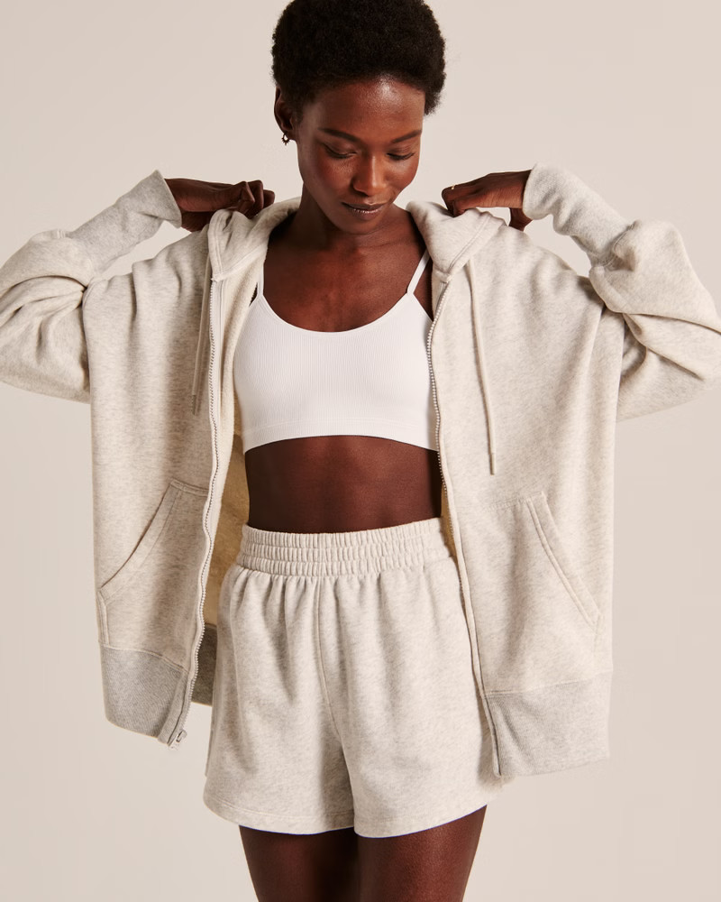 Tunic Full-Zip Hoodie | Abercrombie & Fitch (US)