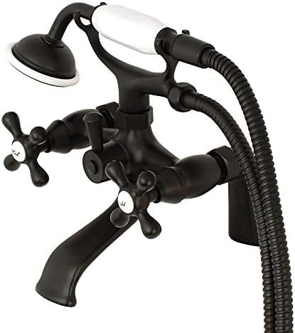 Kingston Brass KS267ORB Kingston Clawfoot Tub Faucet, 6-Inch Center, Oil Rubbed Bronze | Amazon (US)