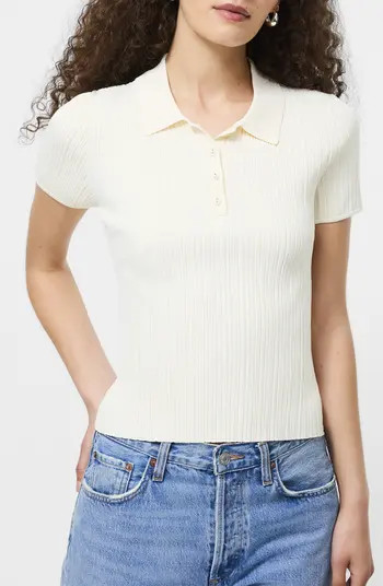 French Connection Crinkle Knit Slim Polo | Nordstromrack | Nordstrom Rack