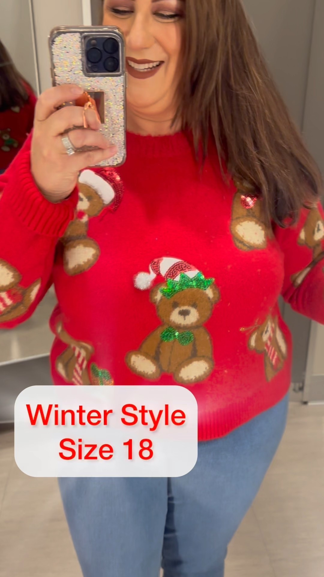 2 Winter outfits on a realistic mom who is a curvy Size 18

These were super stretchy so I sized down to a size Large. 

Comment 🧸 or ❄️ for the 🔗 or ✅ my LTK @StylingCurves 



#curvyfashion #curvystyle #size18 #fashionover50 #winteroutfits #winteroutfit #pinksweater #teddybears #snowflakesweater #holidaysweaters #stylingcurves #stylecrush #cozyandcasual #curvyandconfident #plussize #plussizeinfluencer #size18

Music lic purchased for song use

#LTKPlusSize #LTKMidsize #LTKootd