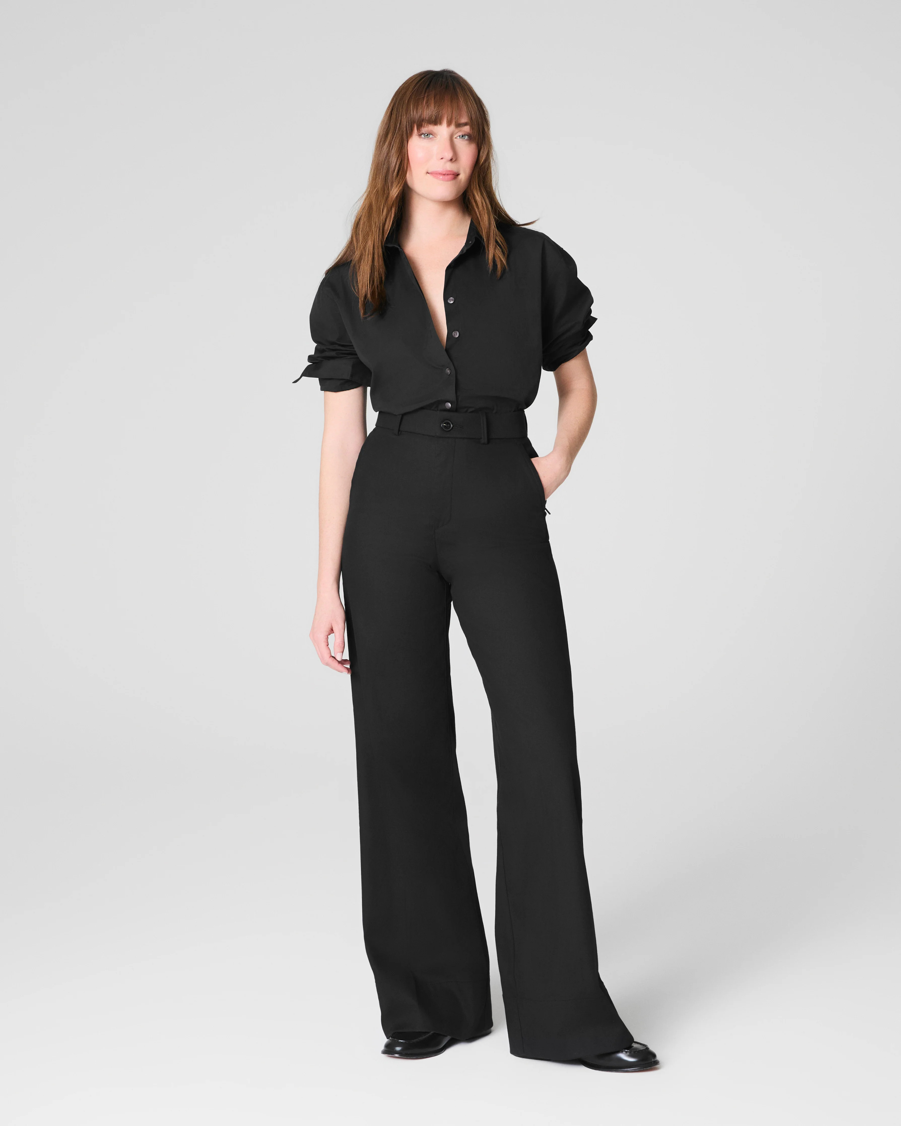 SPANXsupersmooth™ Stretch Twill Wide Leg Pant | Spanx