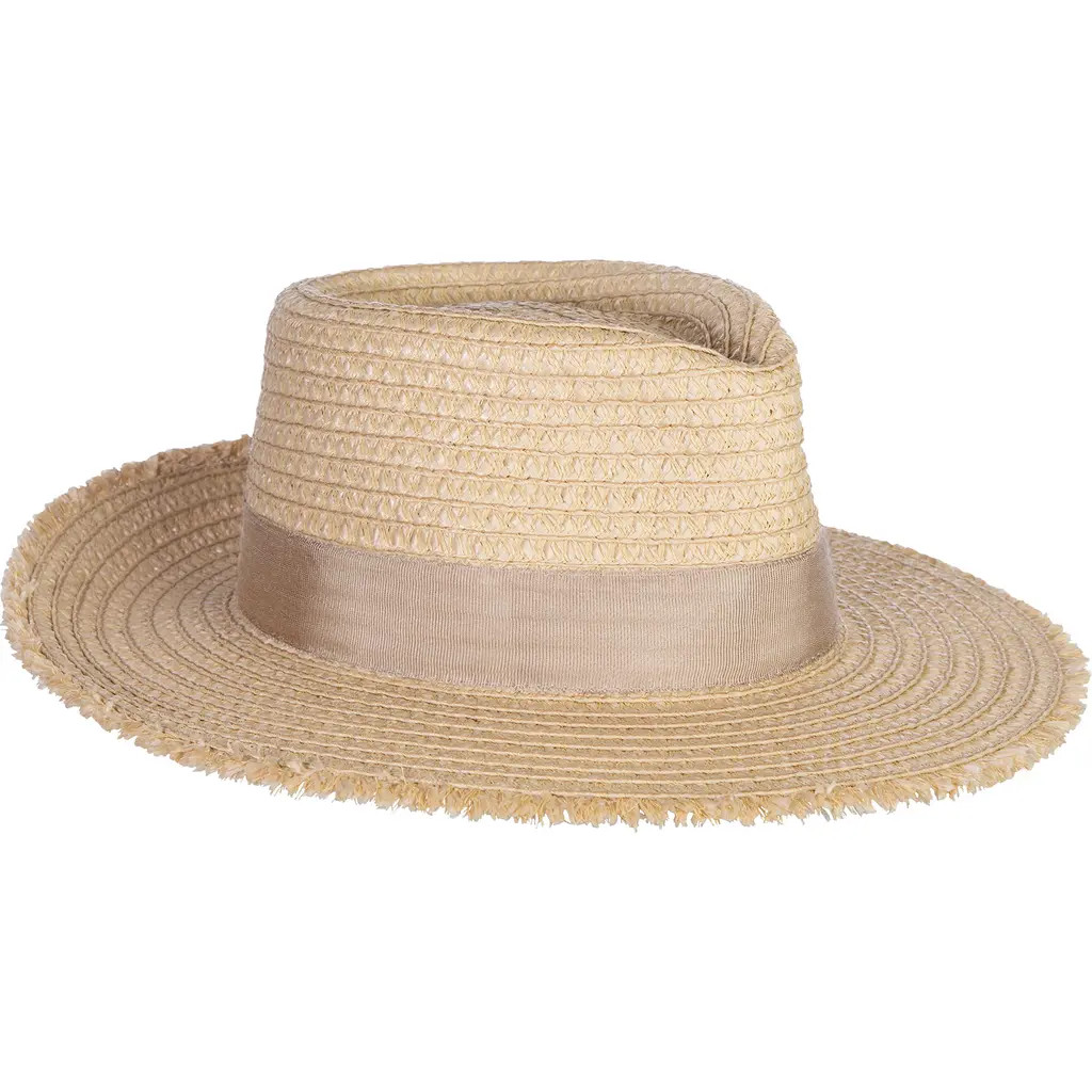 Eric Javits Look Again Packable Fedora in Flax Mix at Nordstrom Rack | Nordstrom Rack