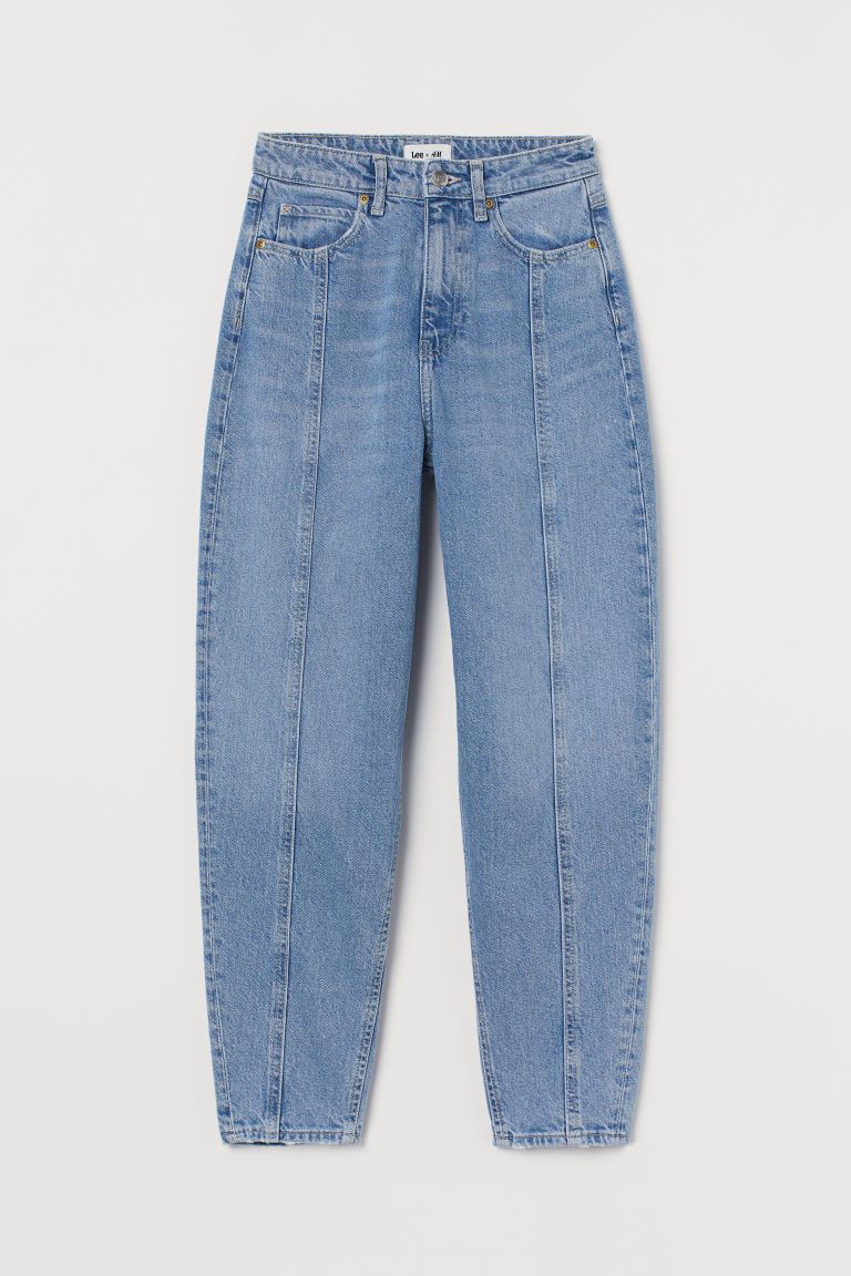 H & M - Loose Fit Mom Jeans - Blue | H&M (US + CA)