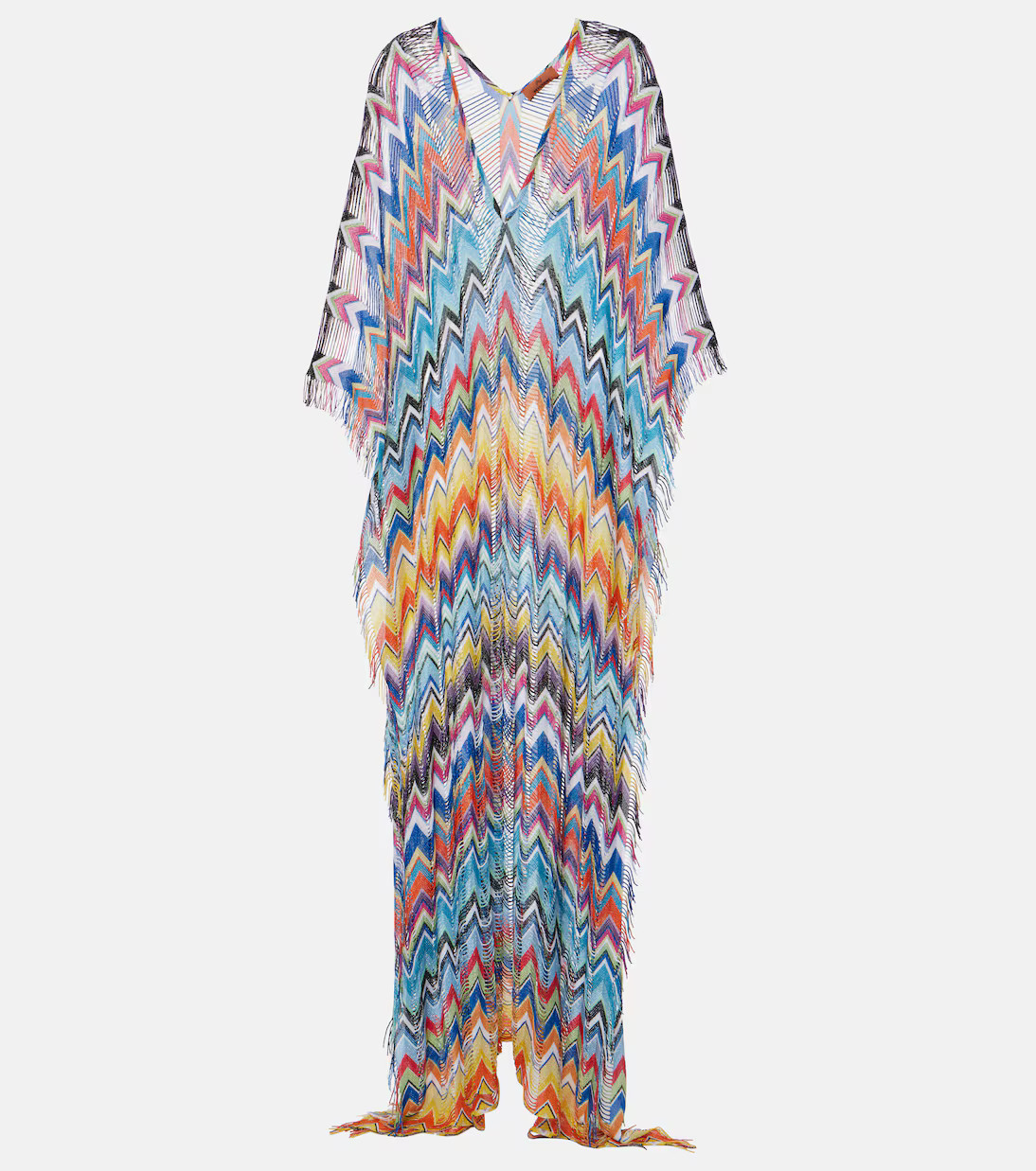 Zig Zag fringed maxi dress | Mytheresa (INTL)