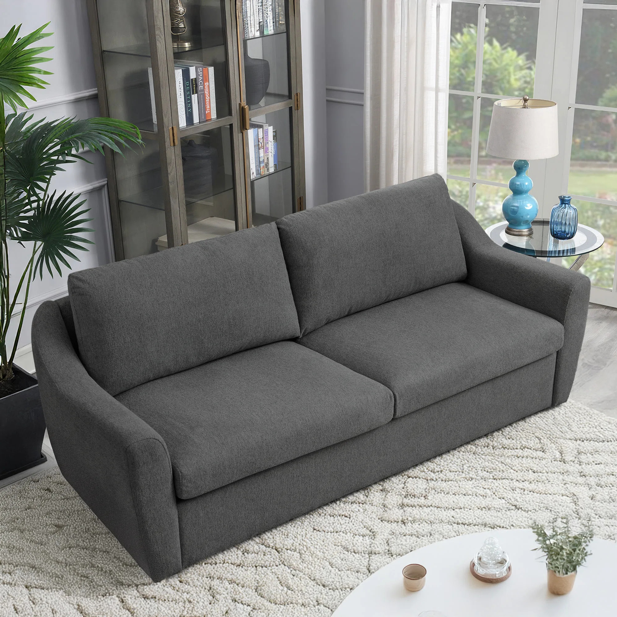 Queen Size Pull Out Sofa Bed, Convertible Sleeper Sofa Couch With Pullout Bed, 2 In 1 Sofa Bed Co... | Wayfair North America