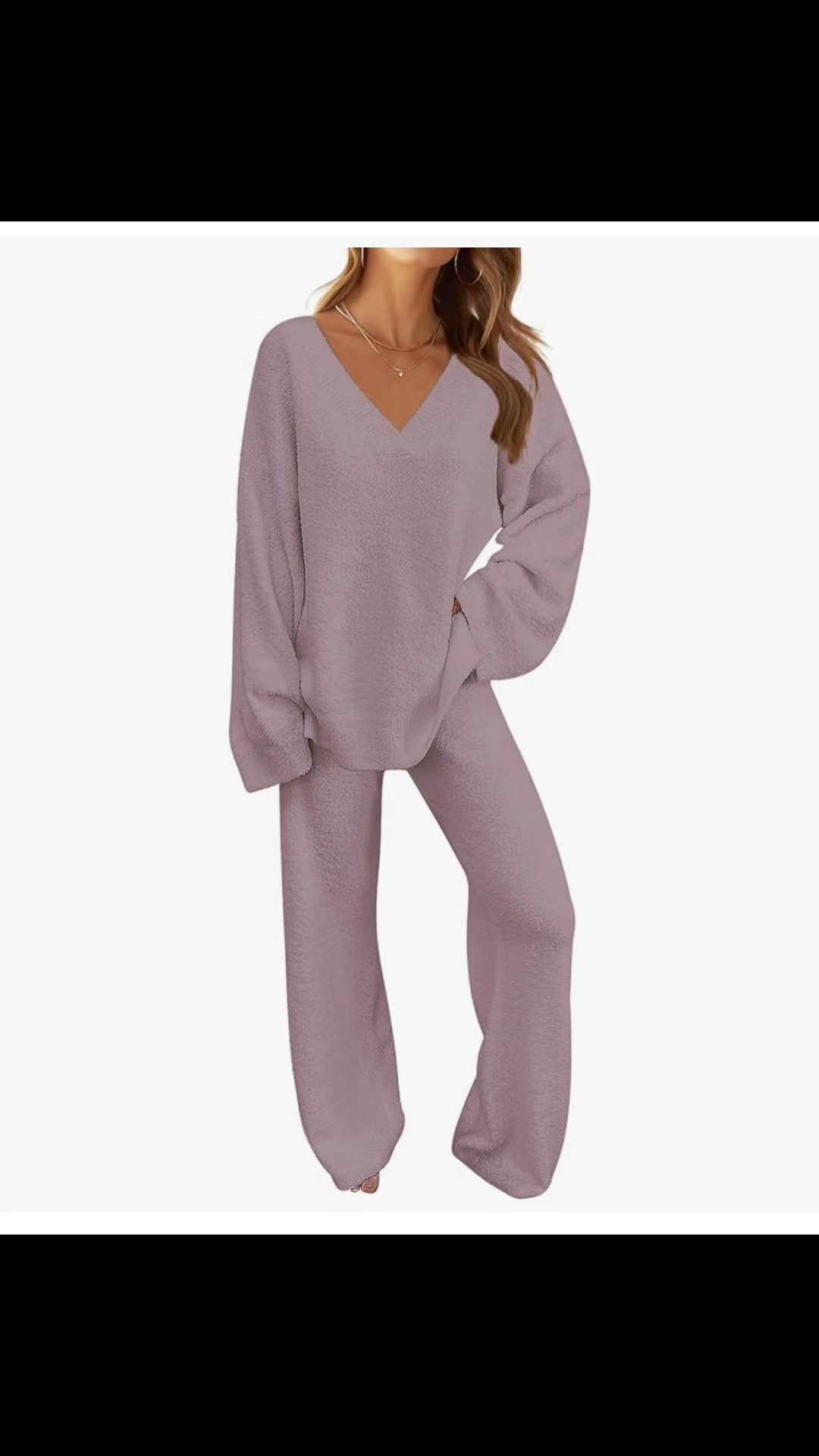 So incredibly cozy and soft! Perfect for these cool fall mornings and evenings 💜 I’m in a small and rolled the waist band to make it a little shorter. I’m 4’10 and just under 100lbs for reference. This set comes in a ton of different colors and goes up to an XL, very oversized fit with a good stretch! 

#LTKFindsUnder50 #LTKSaleAlert #LTKPetite