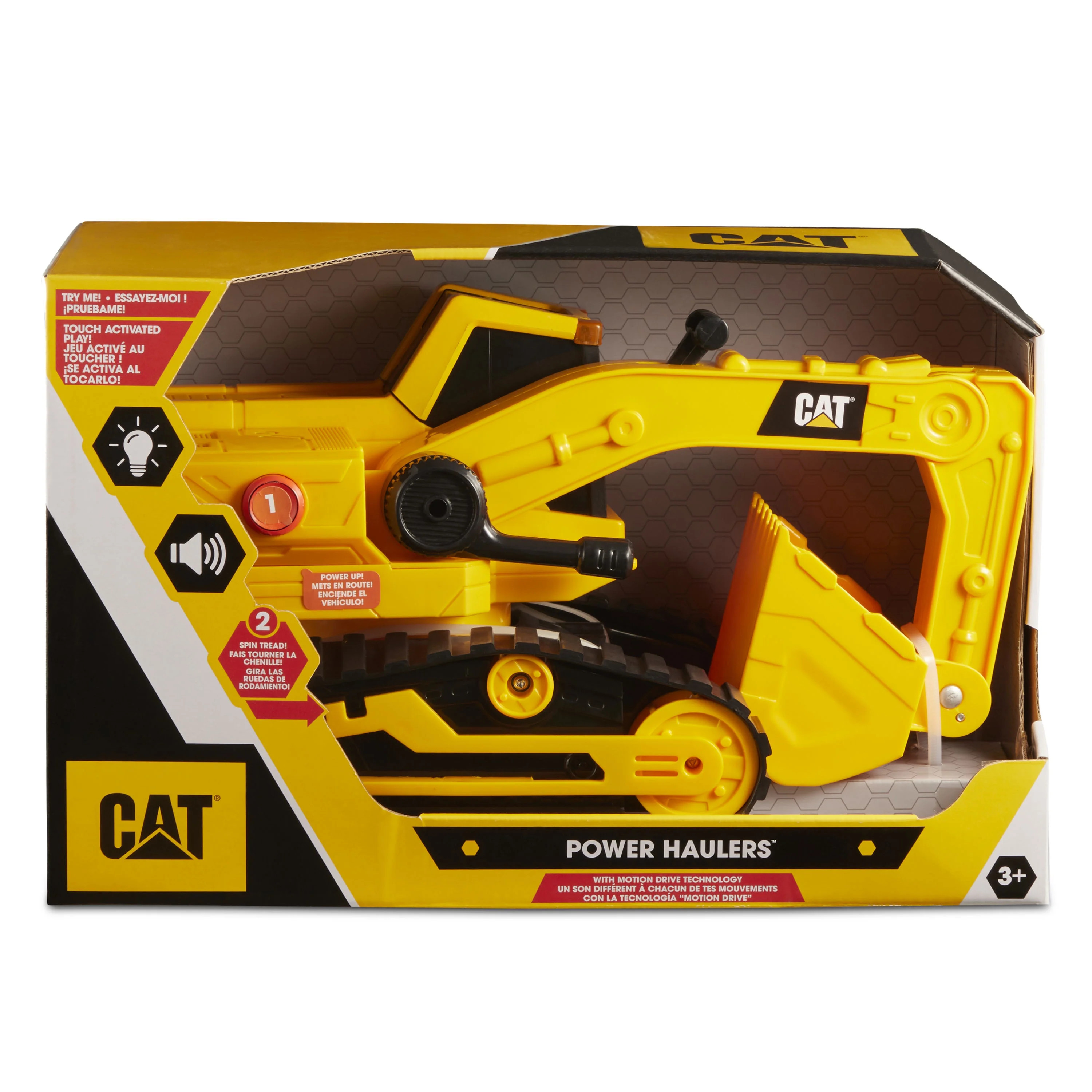Caterpillar Cat Power Haulers Excavator, Yellow | Walmart (US)