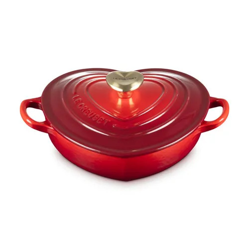 Le Creuset Traditional Enameled Cast Iron Shallow Heart Cocotte, 1.25 Qt. | Sur La Table