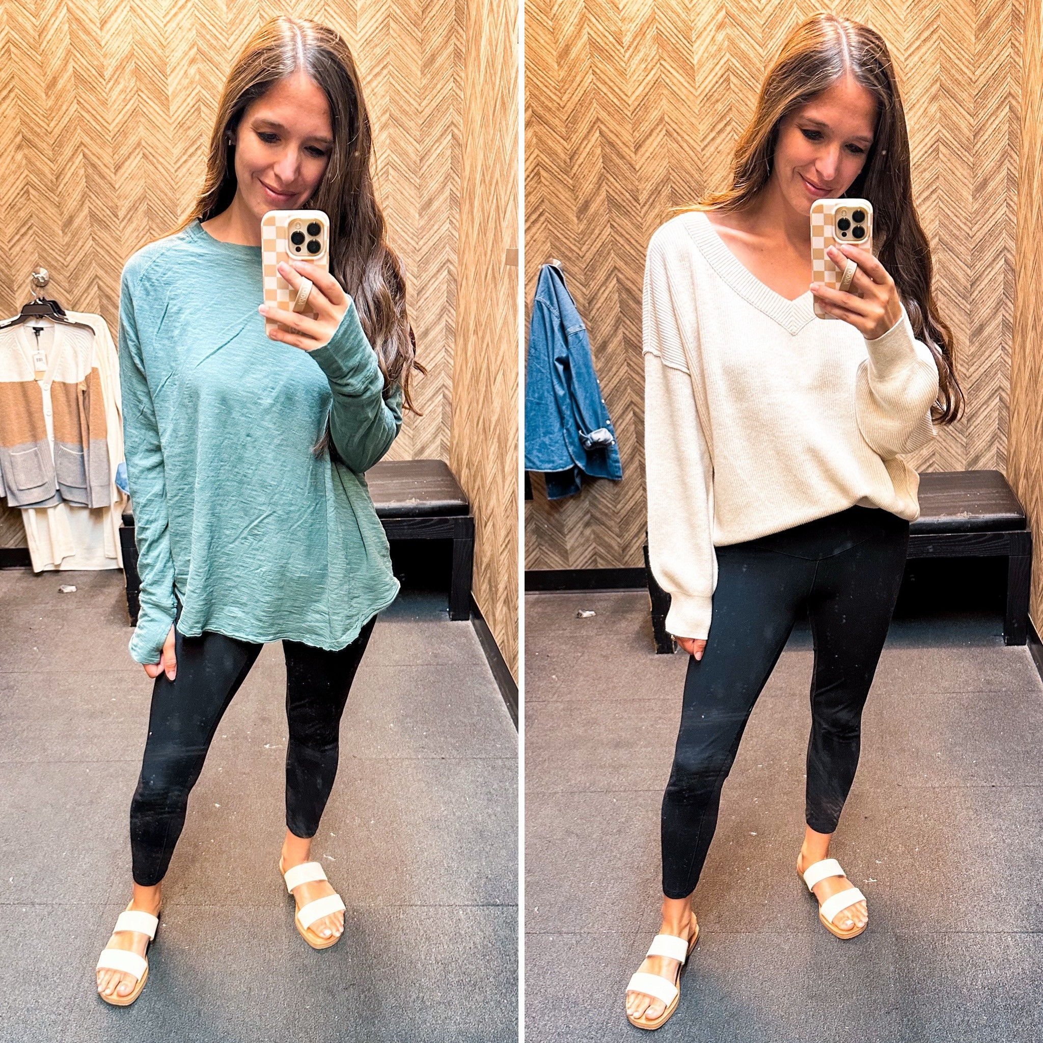 Nordstrom anniversary sale finds! 
Green top XS 
V neck sweater XS 


#LTKxNSale #LTKStyleTip #LTKSaleAlert