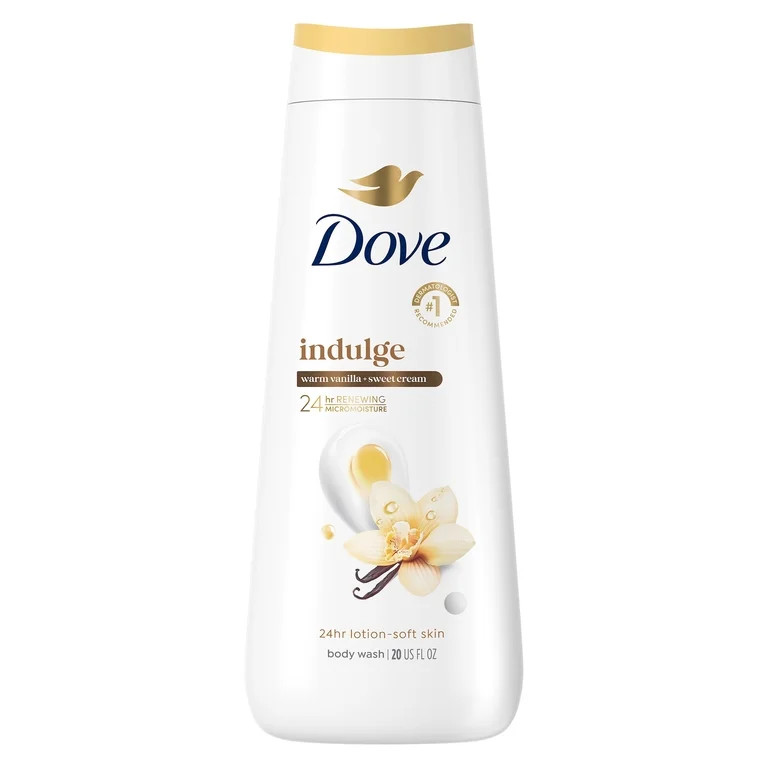 Dove Warm Vanilla + Sweet Cream Body Wash, 20 fl oz | Walmart (US)
