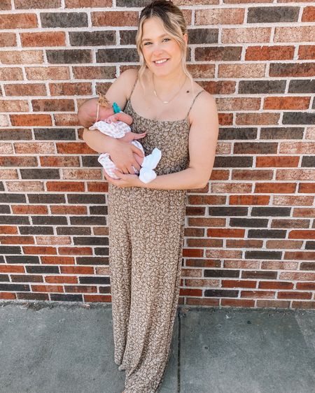 First of many Mommy and Me photos 🤍🌸 

Linking her little outfit for you guys-it’s adorable! My jumpsuit is old from @pinkblushmaternity 

#LTKfamily #LTKkids #LTKbaby