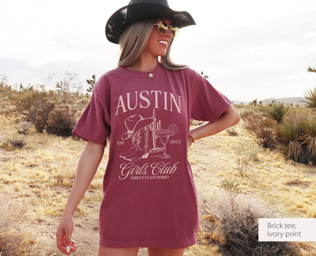 Austin Bachelorette Party Shirts, Personalized Bride Shirt, Texas Bachelorette Tee, Desert Bachel... | Etsy (US)