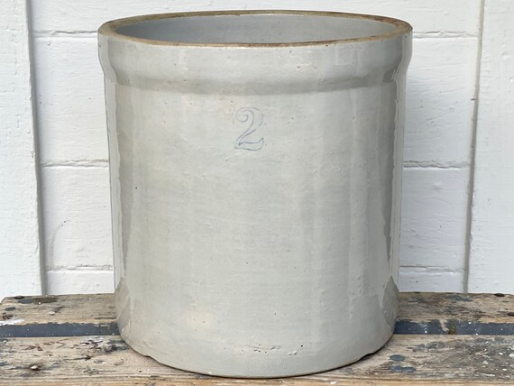 antique crock ~ 2 gallon crock ~ pickling crock ~ stoneware crock ~ vintage crocks ~ large crocks... | Etsy (US)