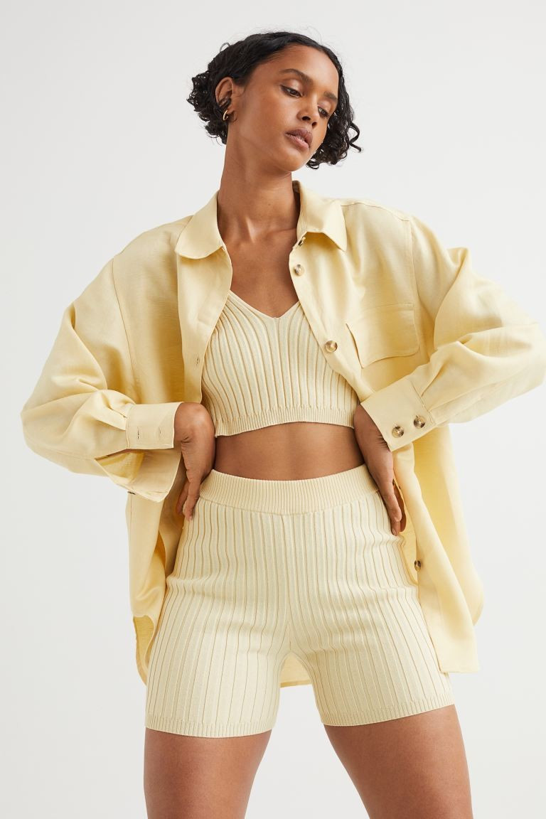 Rib-knit Shorts | H&M (US + CA)