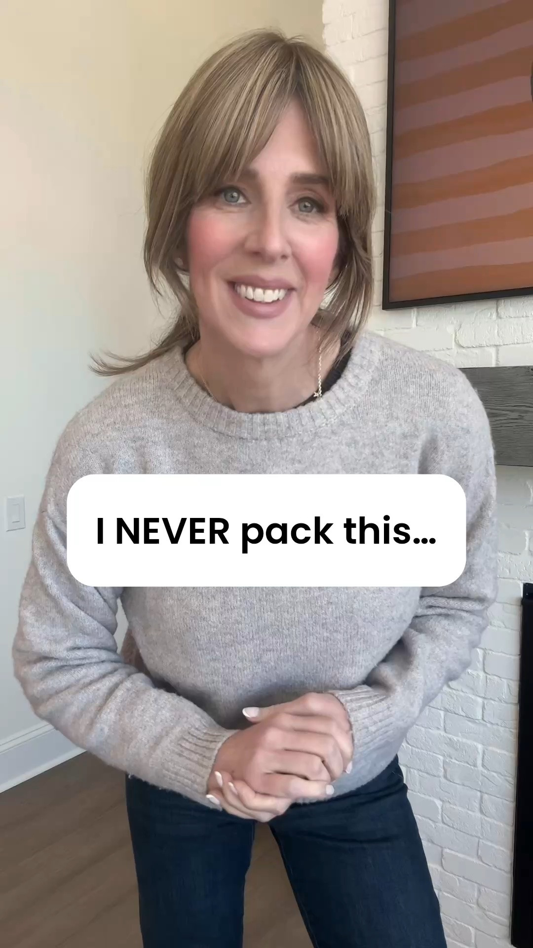 Leave the bulky sweaters at home. 

Pack lightweight sweaters where you can add layers.  In warmer months, I add a layering tank or tee or underneath.  In colder months, I add a thermal tee.  

I can fit more in my luggage and it gives me way more options.  

Cable knit and plain styles in multiple color options.

#LTKWorkwear #LTKTravel #LTKSeasonal