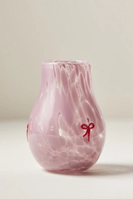 Bow Icon Confetti Glass Vase | Anthropologie (US)