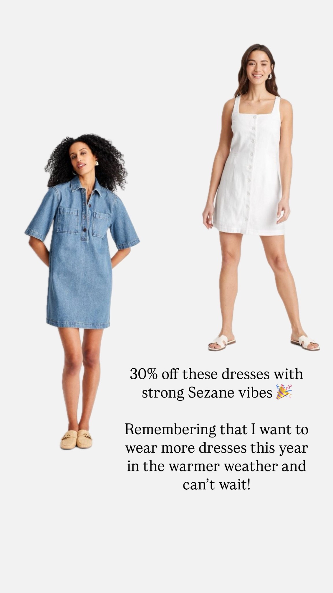 30% off target dresses and I am finding a few really great ones. I can’t wait to wear the spring and summer! Sezane vibes on these!

#LTKSaleAlert #LTKFindsUnder50