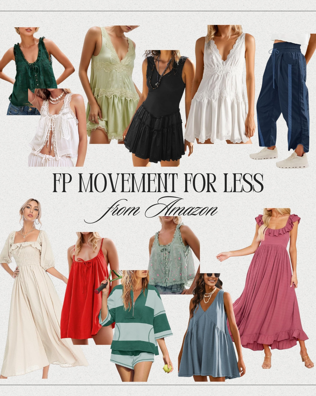 FP-inspired movement pieces without the FP price tag 🙌🏼 Easy summer staples from Amazon that look so good styled now + all season long!!

spring, summer, look for less, free people, amazon 

 #LTKootd #LTKSeasonal #LTKSaleAlert