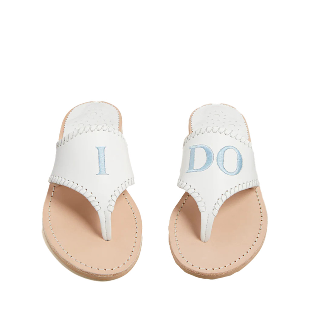 Embroidered "I DO" Sandal | Jack Rogers