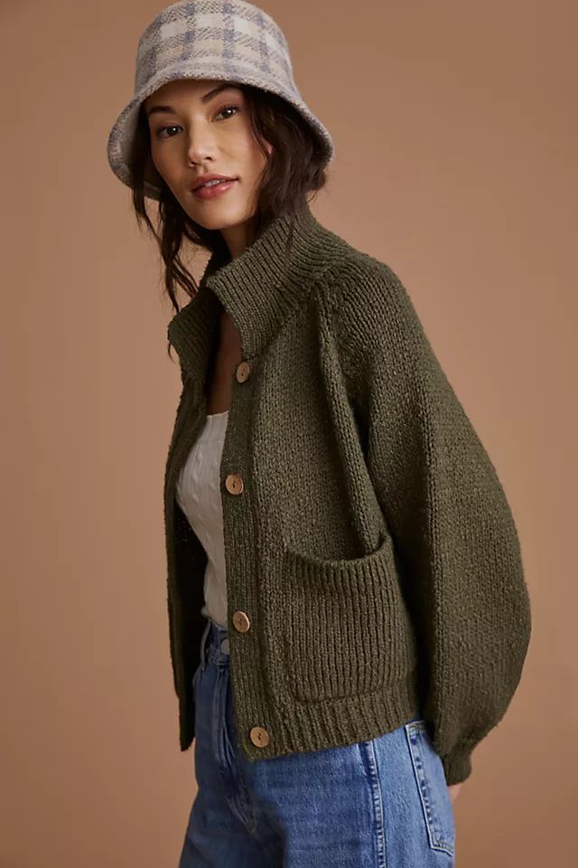 Pilcro Utility Sweater Jacket | Anthropologie (US)