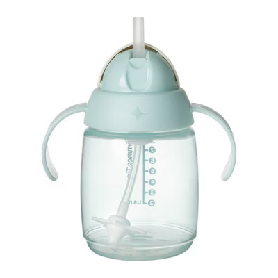 Tommee Tippee 8oz Weighted Starter Straw Sippy Cup - Light Green | Target