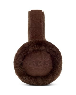 Embroidered Logo Shearling Earmuffs | Bloomingdale's (US)