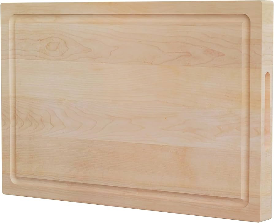American Hard Maple Wood Cutting Board for Kitchen - Beeswax Conditioned, PFAS-Free, Large Size 1... | Amazon (US)