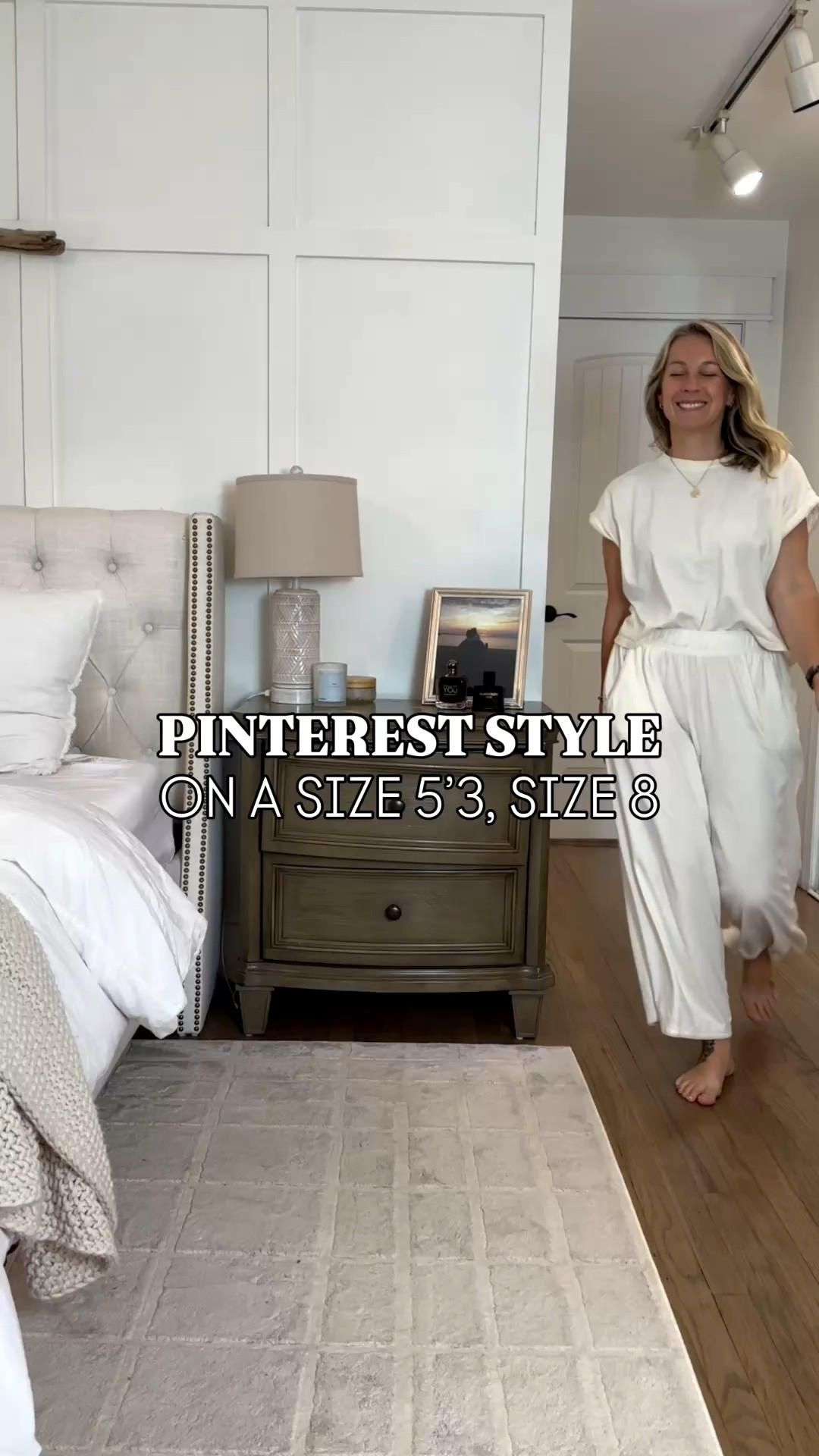 Love a white and beige combo. It’s so timeless and old money and elegant! 
Mediums in everything! 🤍

#LTKootd #LTKgrwm #LTKPetite