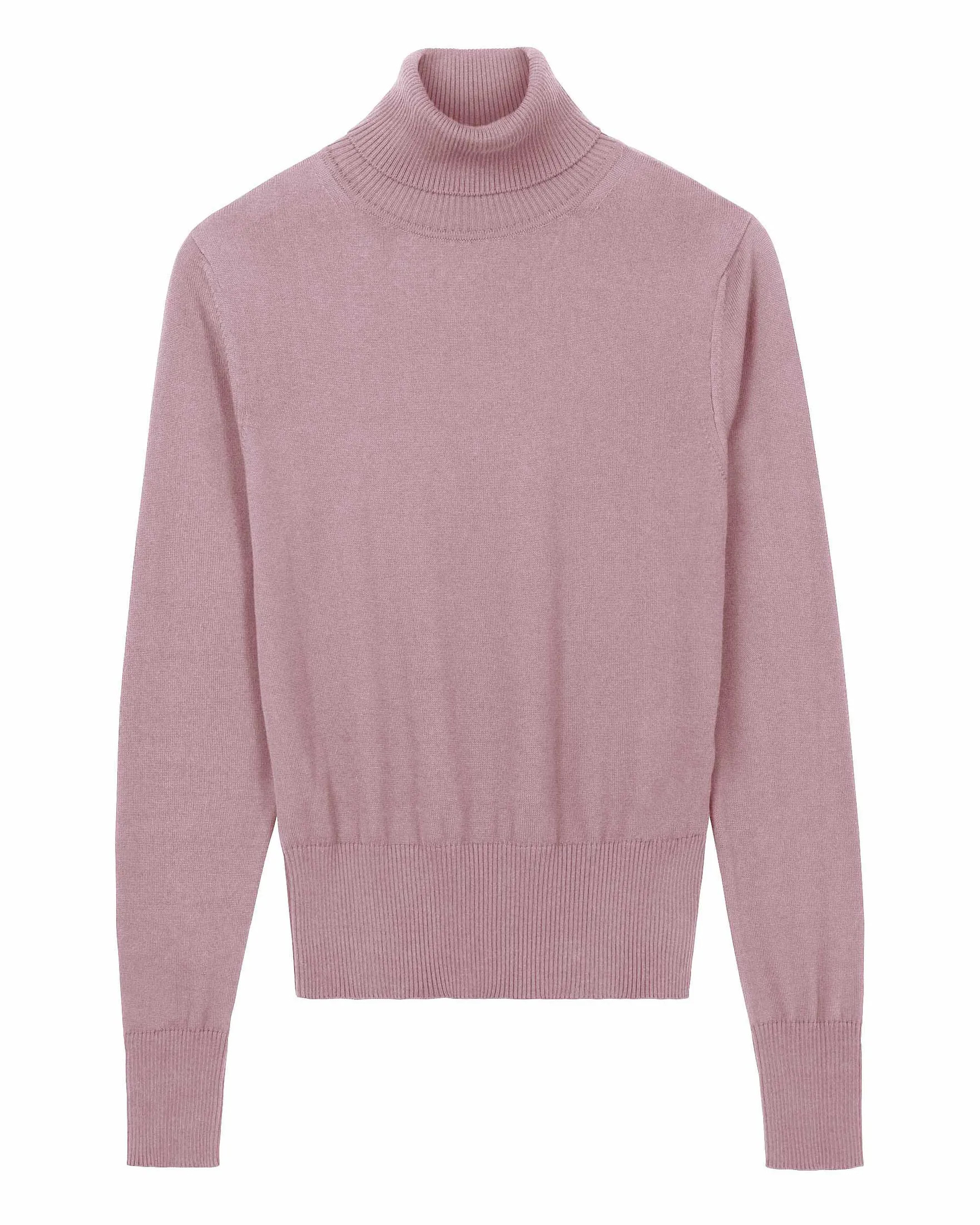 Fine Knit Organic Cotton Roll Neck | Kettlewell Colours