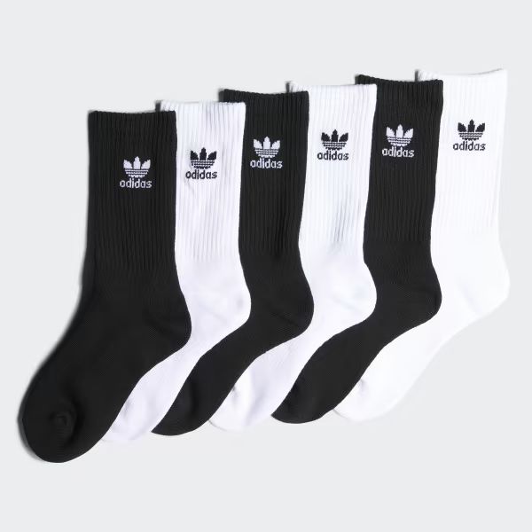 Youth Originals Trefoil 6-Pack Crew | adidas (US)