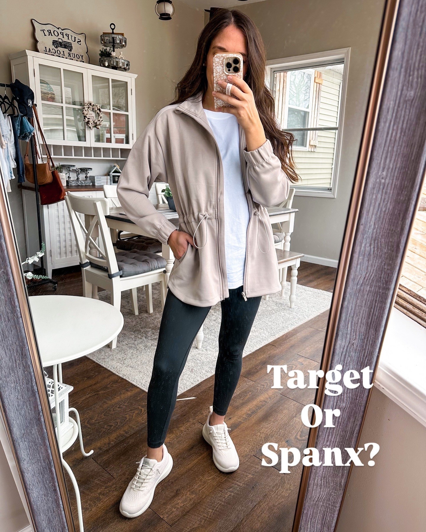 Target 25% off 
Jacket XS 
Legging small short 
Shoes tts 

#LTKFindsUnder50 #LTKFindsUnder100 #LTKStyleTip