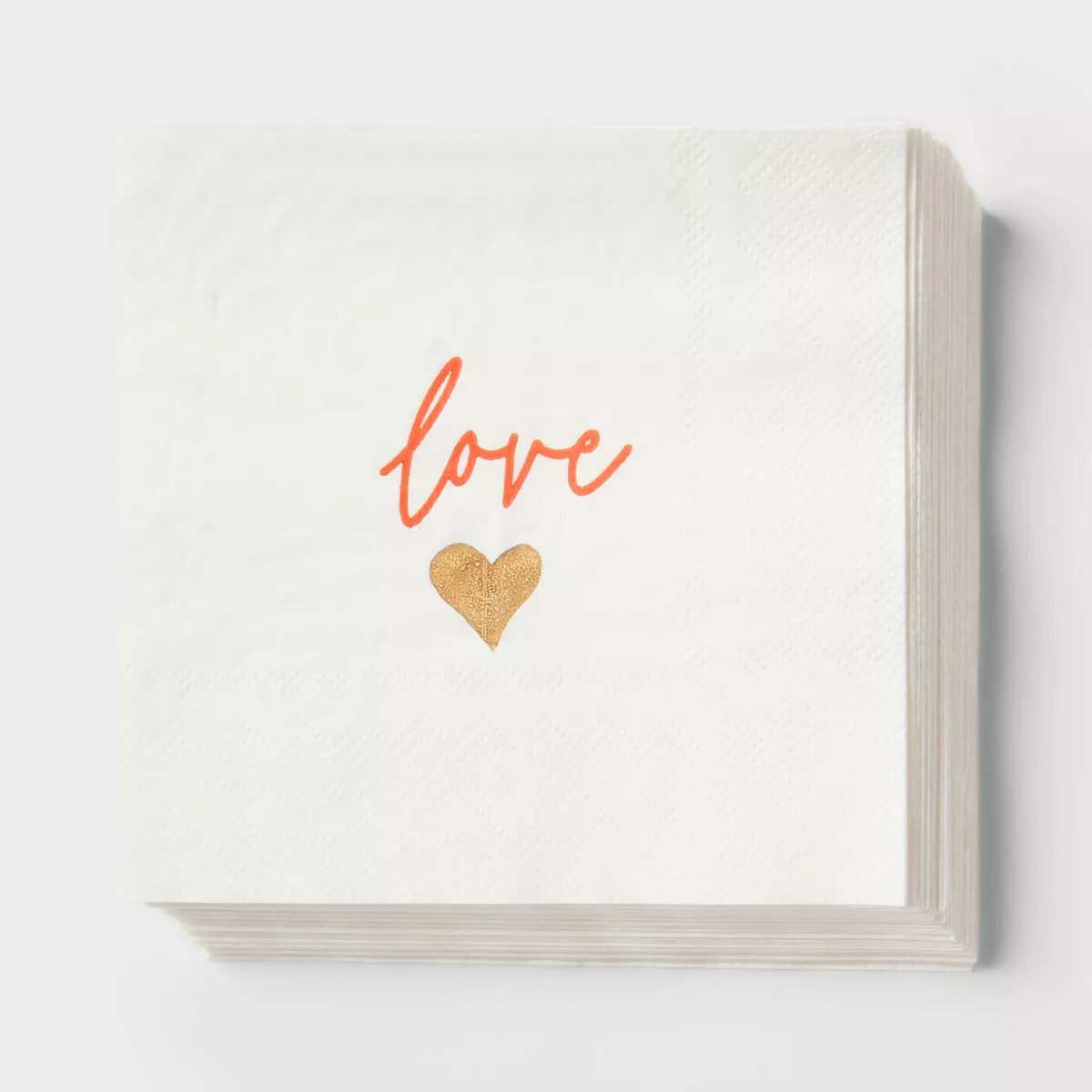 Valentine's Day 30ct Love Beverage Napkins - Spritz™ | Target