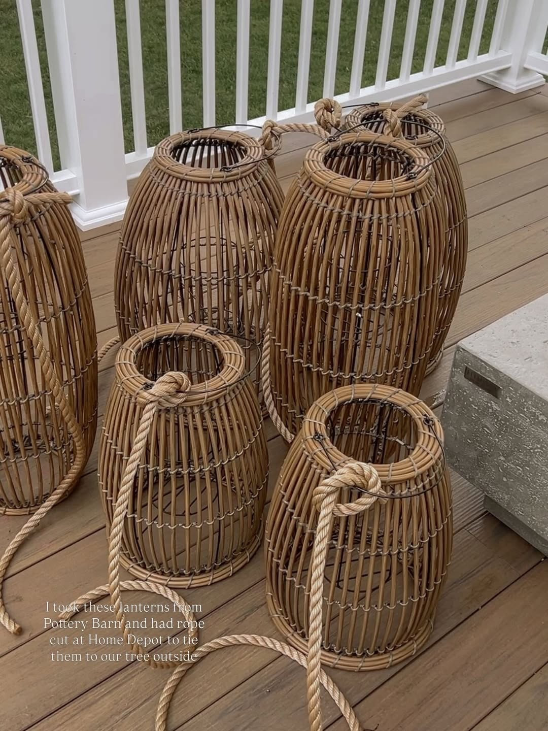 These lanterns elevated our patio SO MUCH! I love the different sizing to add more dimension! 

#LTKSeasonal #LTKHome