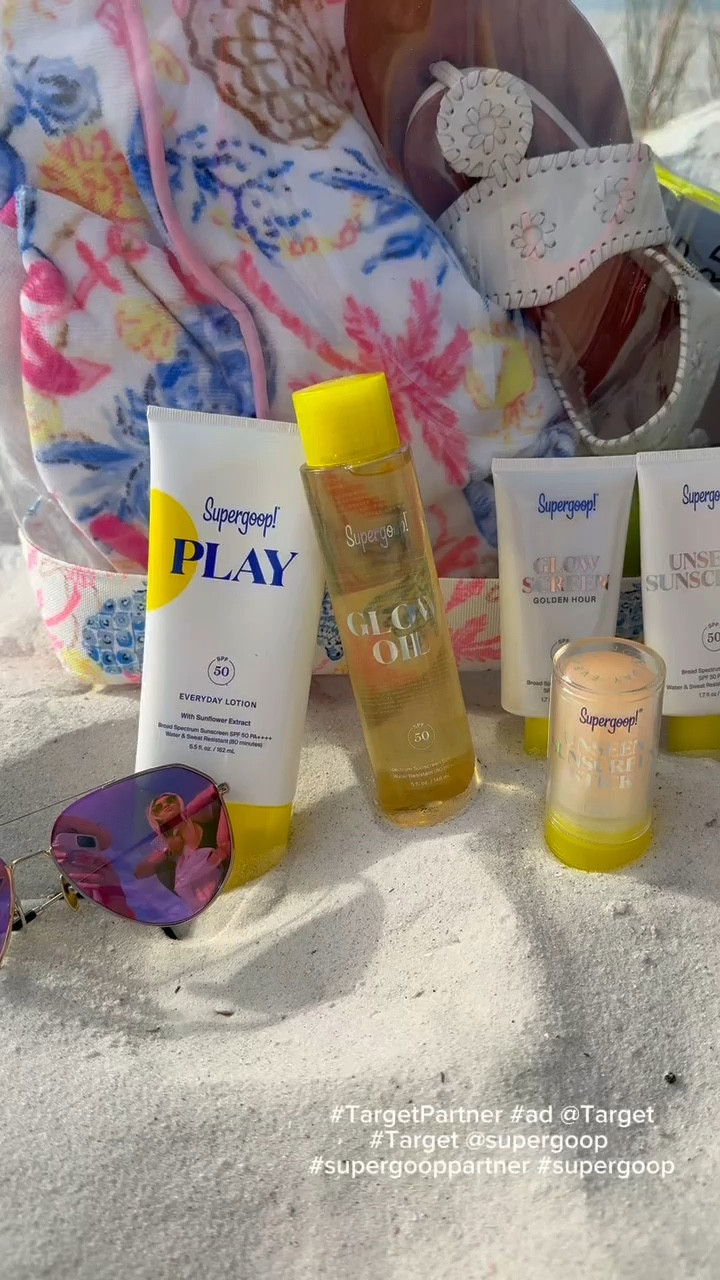 #ad A well-packed beach bag starts with sun care. Supergoop! sunscreen is now at Target, making everyday SPF effortless to shop and easy to keep on hand. @Target #TargetPartner #Target @Supergoop #supergooppartner #supergoop @shop.ltk #liketkit


#LTKmomlife #LTKTravel #LTKSeasonal