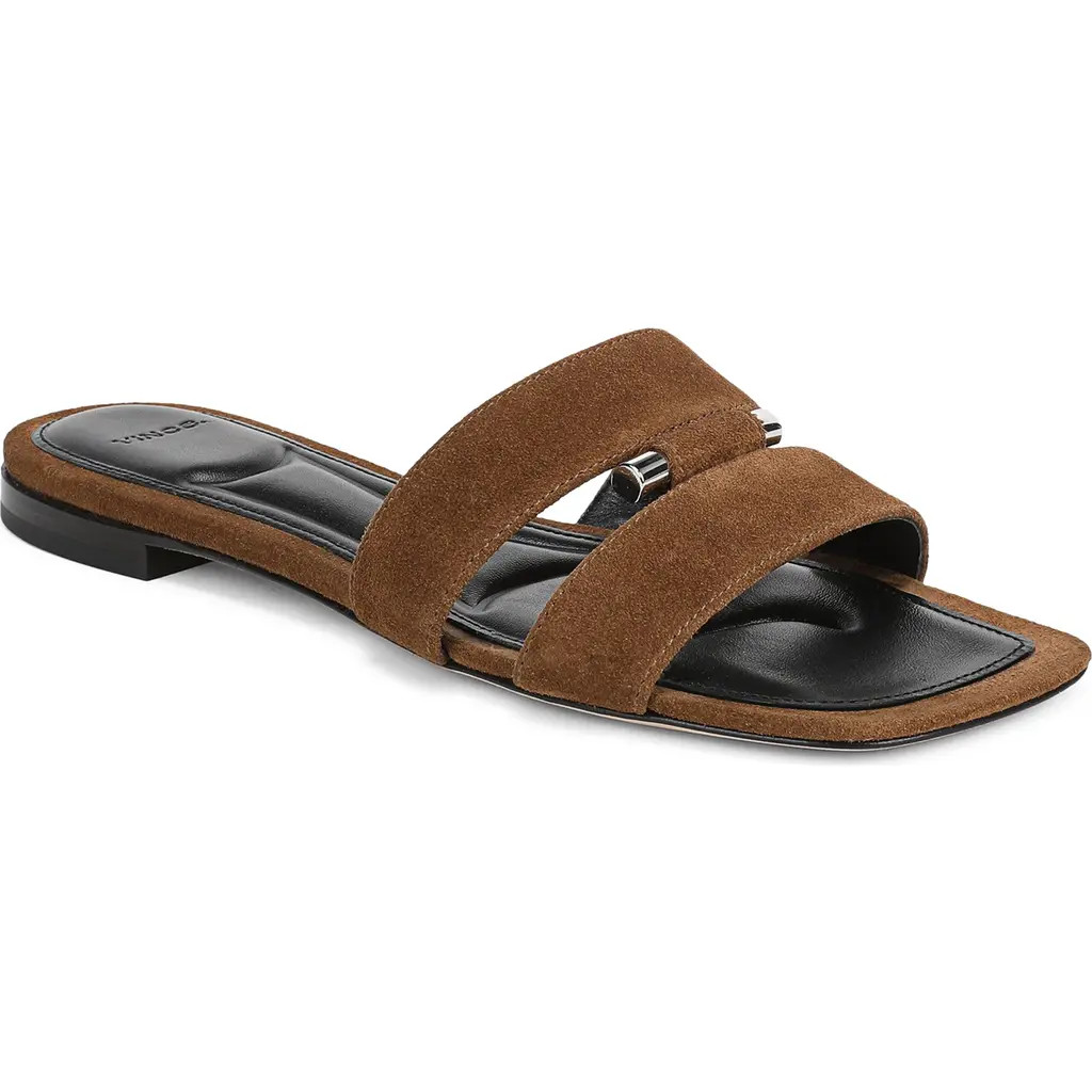 Vince Piper Slide Sandal in Elmwood at Nordstrom, Size 7.5 | Nordstrom