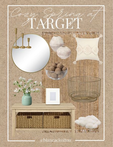 Cozy Target Spring Refresh! 🌿

Round Mirror, Throw Pillow, Metal Basket, Gold Accents, Jute Rug



#LTKSeasonal #LTKhome #LTKFind