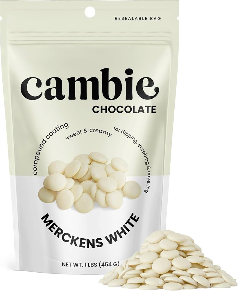 Merckens White Chocolate Melting Wafers by Cambie, White Melting Chocolate, Candy Melts & Baking ... | Amazon (US)