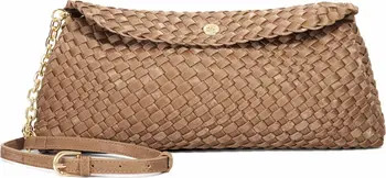 Encourage Us Woven Faux Leather Clutch | Nordstrom