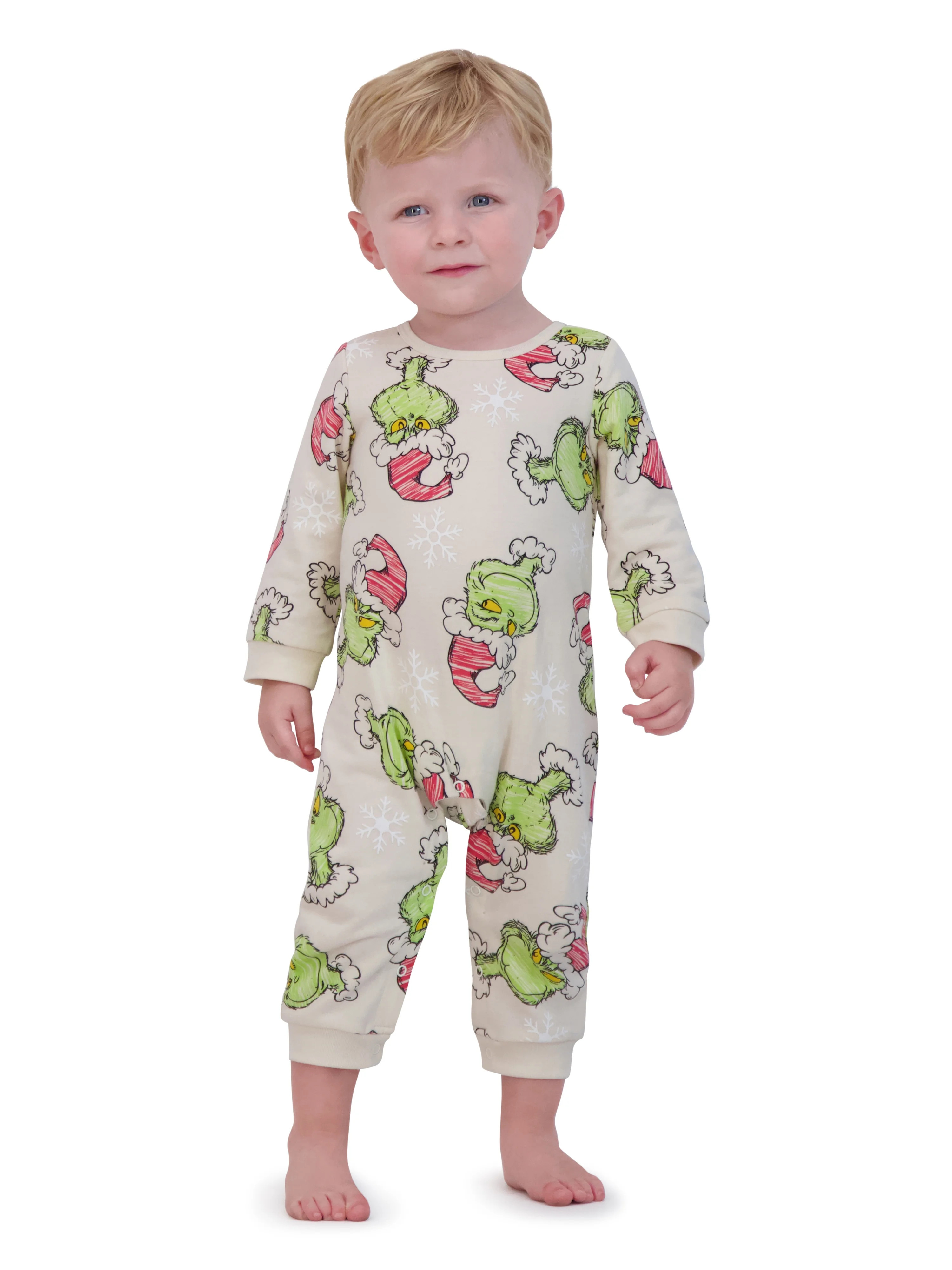 Dr.Seuss Baby Boy Grinch Printed Coverall, Sizes 0-24 Months | Walmart (US)