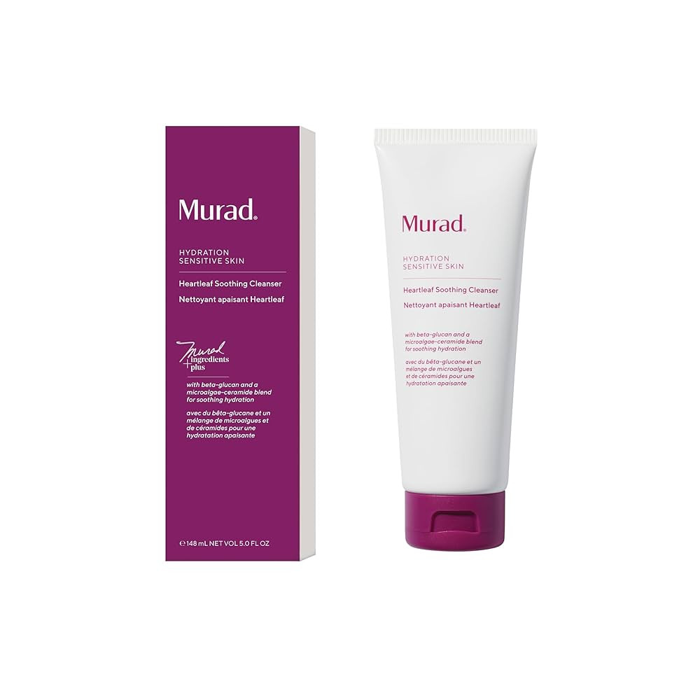 Murad Heartleaf Soothing Cleanser - Face Cleanser for Sensitive Skin with Beta Glucan, Cermides, ... | Amazon (US)