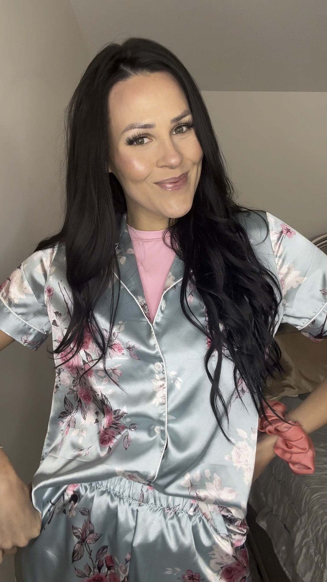 Ekouaer Womens Silk Satin Pajamas Set Short Sleeve Sleepwear Button Down Loungewear 2 Piece Pjs Shorts Set S-XXL

#LTKsalealert #LTKVideo #LTKstyletip