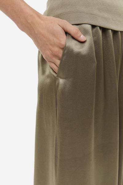 Silk-blend Satin Pants | H&M (US + CA)
