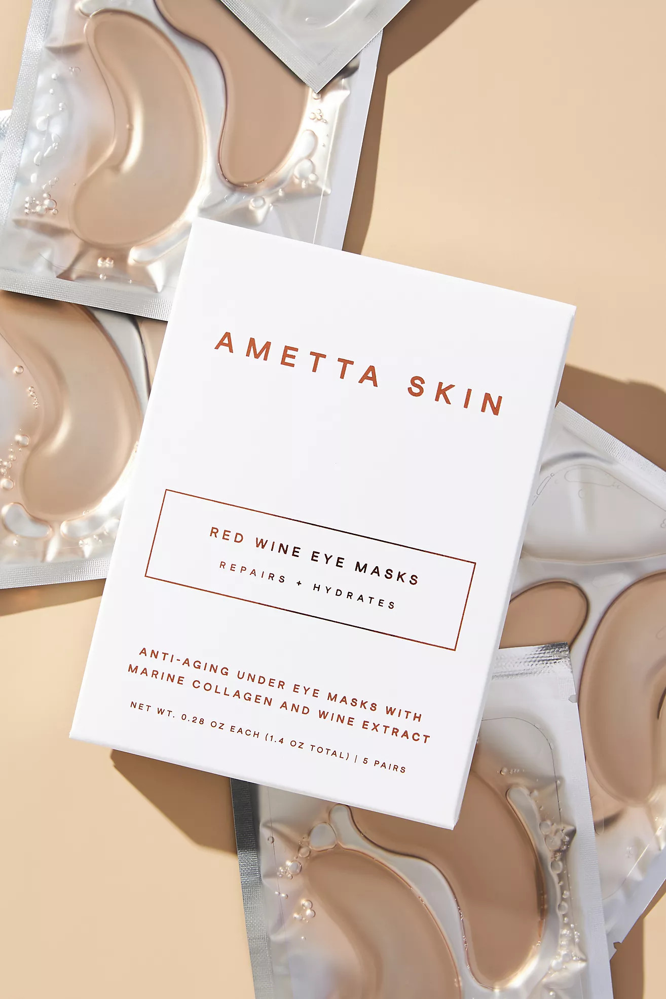 Ametta Skin Red Wine Eye Masks | Anthropologie (US)