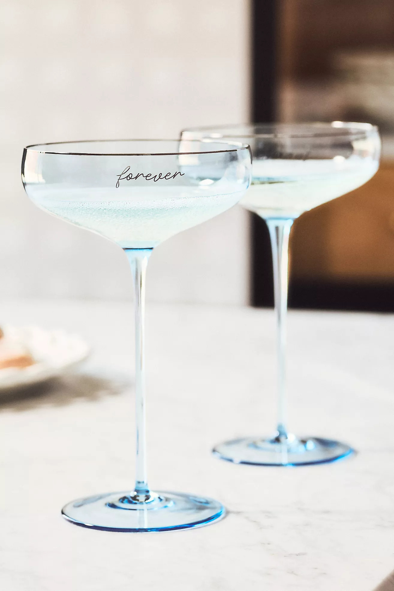 Forever & Always Coupe Glasses, Set of 2 | Anthropologie (US)