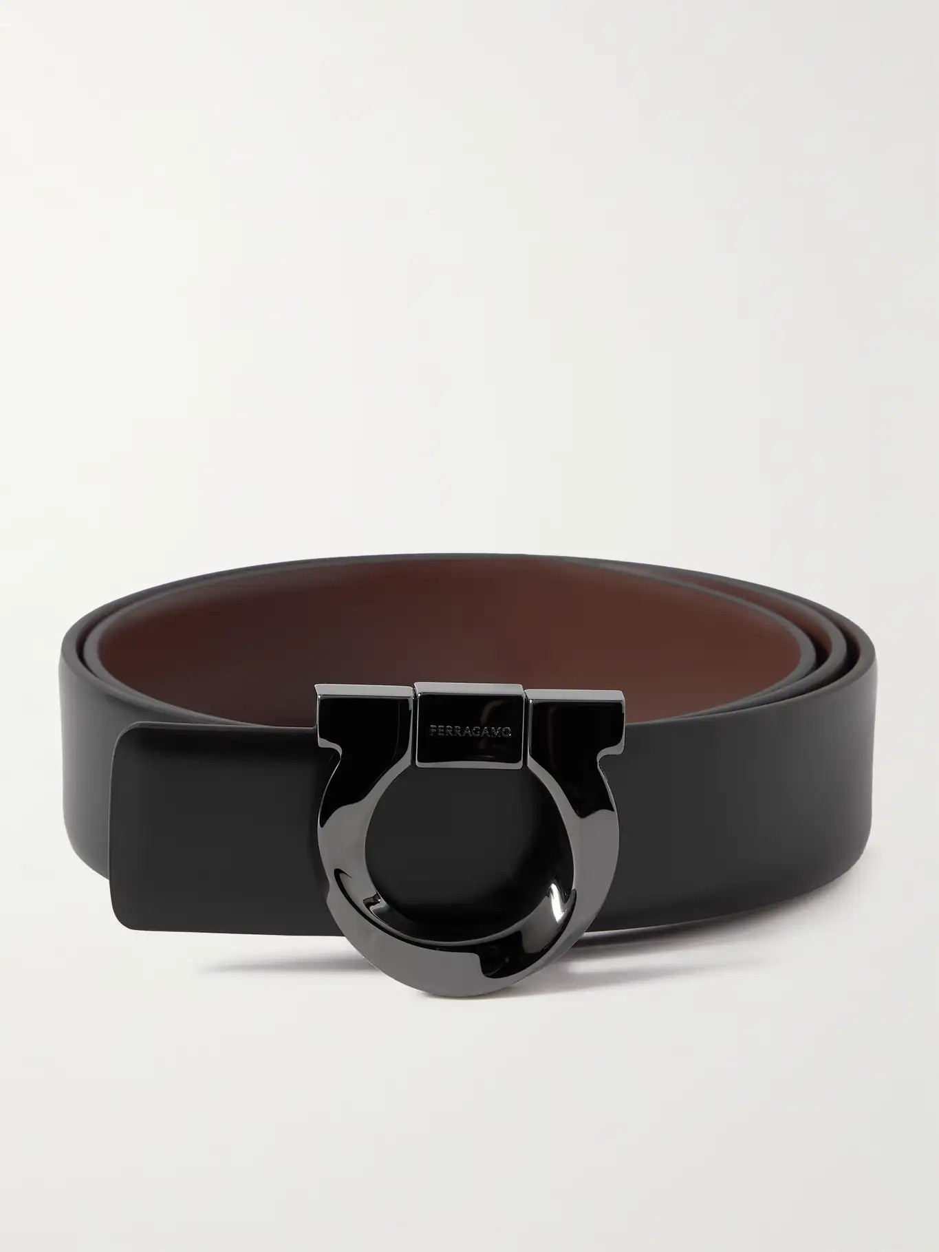 3.5cm Gancini Reversible Leather Belt | Mr Porter (US & CA)