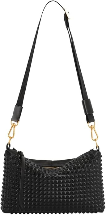 AllSaints Eve Stud Crossbody, Black | Amazon (US)