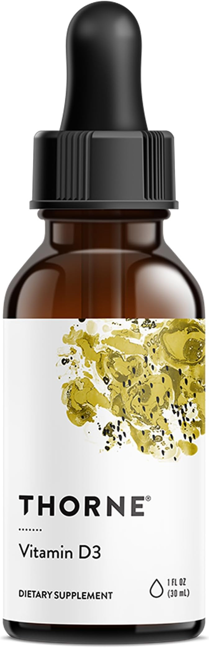 THORNE - Vitamin D3 with a Metered Dispenser - Liquid Vitamin D Vegan Supplement - Supports Healt... | Amazon (US)