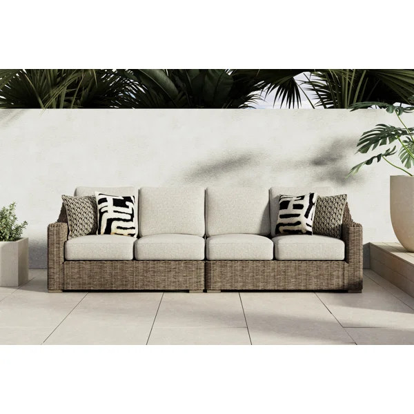 Danny 107'' Outdoor Patio Sofa | Wayfair North America
