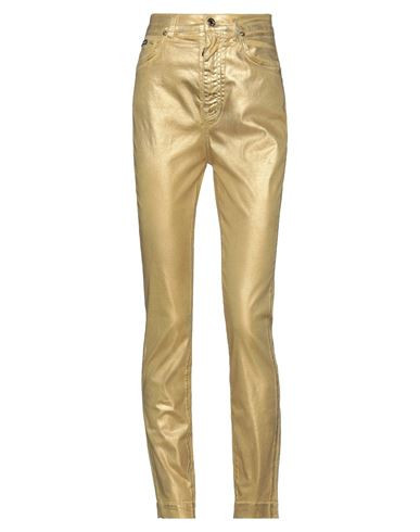 Dolce & gabbana Woman Pants Gold Size 0 Cotton, Elastane | YOOX (US)